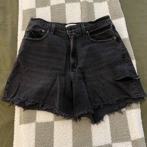 Abercrombie high rise dad short